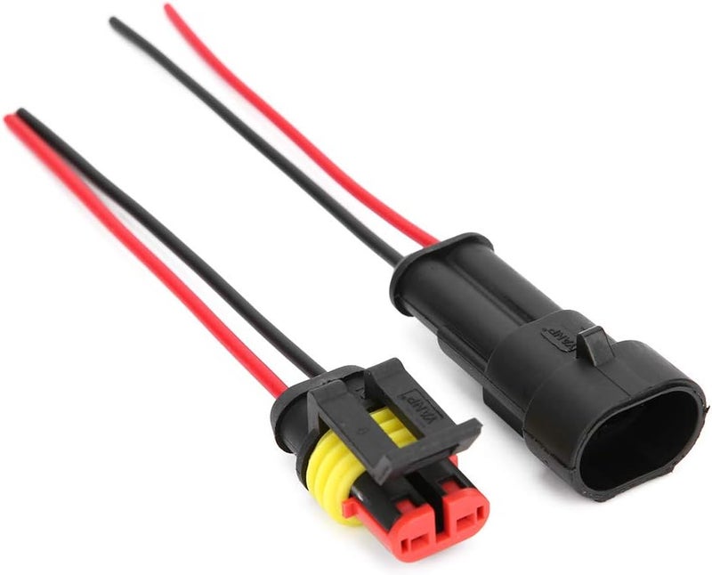 Hilitand 1P 2P 3P Car Wire Connector Automotive Electrical Connector Marine Wire with 10cm for Cars Trucks Boats (2P) - Image 2