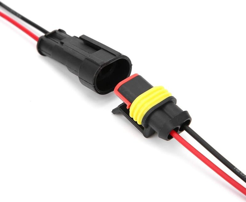 Hilitand 1P 2P 3P Car Wire Connector Automotive Electrical Connector Marine Wire with 10cm for Cars Trucks Boats (2P) - Image 5