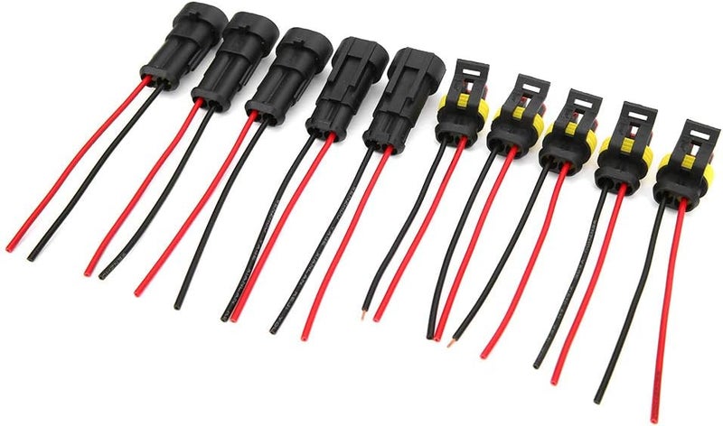 Hilitand 1P 2P 3P Car Wire Connector Automotive Electrical Connector Marine Wire with 10cm for Cars Trucks Boats (2P) - Image 3