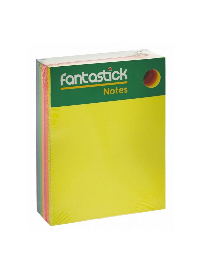 Fantastick 280 قطعة ملاحظات لاصقة بحجم 3x4 بوصة متعددة الألوان مع ثقب لحامل القلم - Image 1