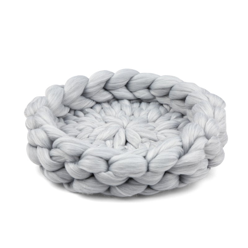 Newborn Blanket 15.7 Inches Diameter Hand Woven - Soft Touch Fine Texture Baby Milestone Photo Prop for Newborns Home Decoration - Image 2