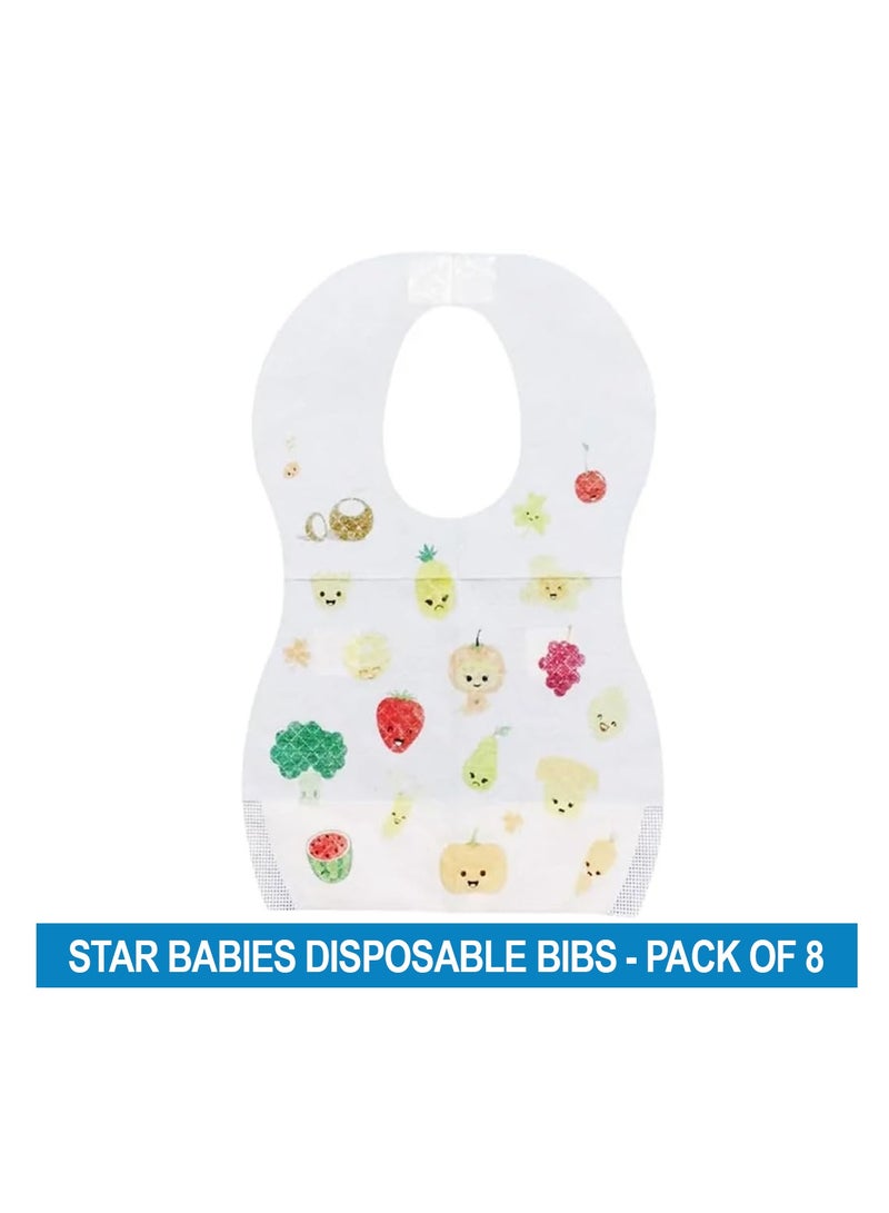STAR BABiES مريلة قابلة للتصرف عبوة من 8 - فواكه - Image 2