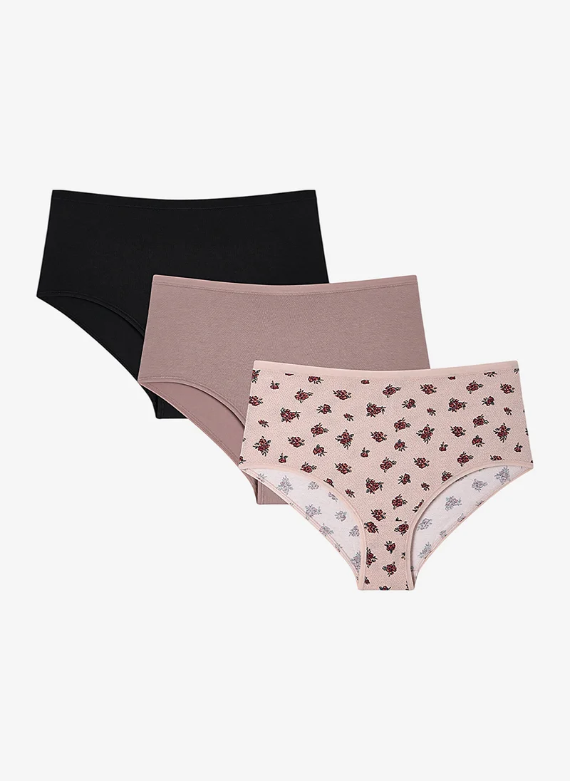 بنتي Women Etherea 3Li Highwaist Slip Multicolour Briefs