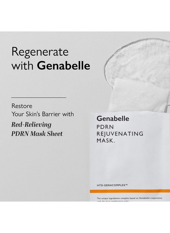 Genabelle - Pdrn Rejuvenating Mask Sheet Lightweight Glass Skin & Toning Mask Sheet Wth Pdrn Niacinamide Hyaluronic Acid To Deeply Hydrate Cool And Visibly Plump The Skin 0.84 Fl Oz* 5Ea - Image 1