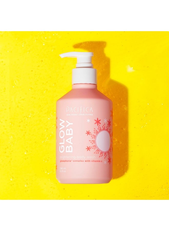 Pacifica - Glow Baby Brightening Body Wash Vitamin C Brightening Dark Spots Hydrating Glowing Skin Shower Gel Niacinamide Mineral Oil Free Vegan - Image 1