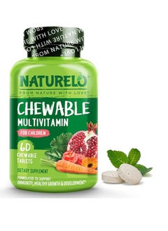 NATURELO Chewable Vitamin for Kids 60 Tablets 