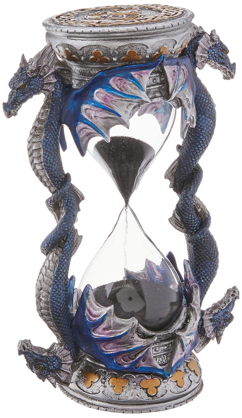 Design Toscano WU70646 Death's Door Dragon Gothic Decor Statue Hourglass Sand Timer, 6 Inch, Single - Image 1