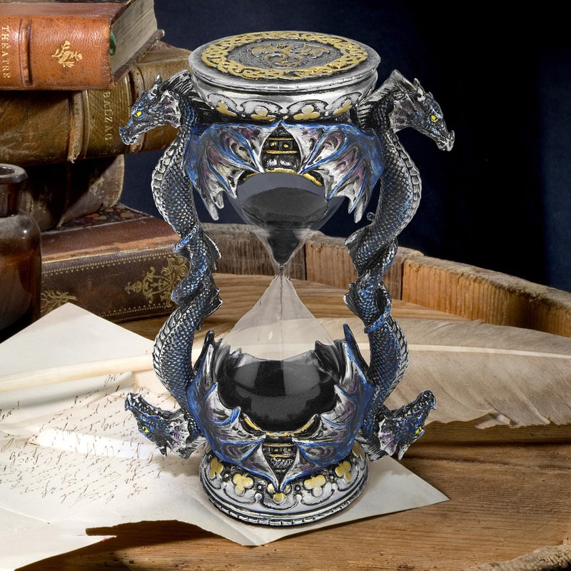 Design Toscano WU70646 Death's Door Dragon Gothic Decor Statue Hourglass Sand Timer, 6 Inch, Single - Image 2
