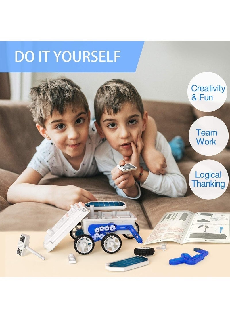 كيلا مشاريع ألعاب الفضاء للأطفال من سن 8 إلى 12 عامًا فأكثر، سيارة روفر المريخ التي تعمل بالطاقة الشمسية، مجموعات بناء روبوتات التجارب العلمية، هدايا تعليمية لأعياد الميلاد للأطفال من سن 6 إلى 14 عامًا - Image 4