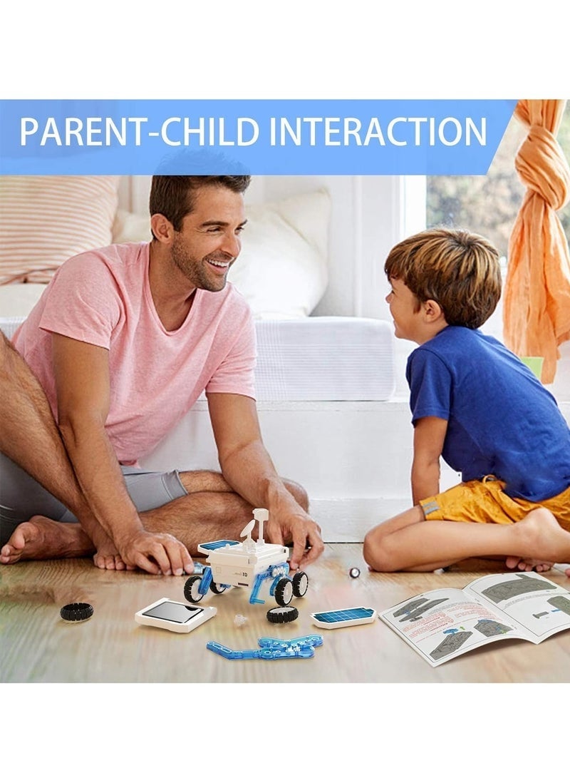 كيلا مشاريع ألعاب الفضاء للأطفال من سن 8 إلى 12 عامًا فأكثر، سيارة روفر المريخ التي تعمل بالطاقة الشمسية، مجموعات بناء روبوتات التجارب العلمية، هدايا تعليمية لأعياد الميلاد للأطفال من سن 6 إلى 14 عامًا - Image 5