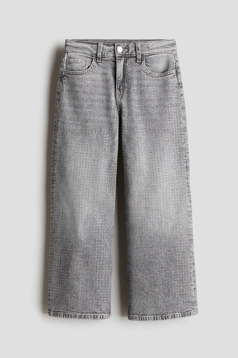 H&M Loose Fit Wide Leg Cargo Jeans