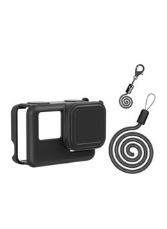 Silicone Cover Case for Insta360 Ace Lens Cap Cover+Neck Rope Protective Silicone Cover for Insta360 Ace Camera Skin Cover
