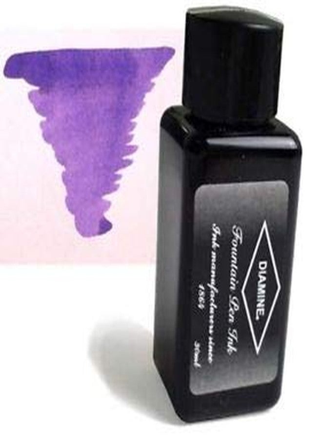 DIAMINE FUONTAIN PEN BOTTLED INK, VIOLET 30 ML