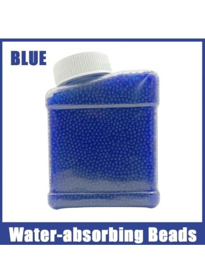 50,000 pieces of clear blue hydrogel water beads - 7-8mm non-toxic hydrogel beads for plants, flowers, vases, and decor - water-absorbing beads to retain moisture - long-lasting vase fillers - Image 1