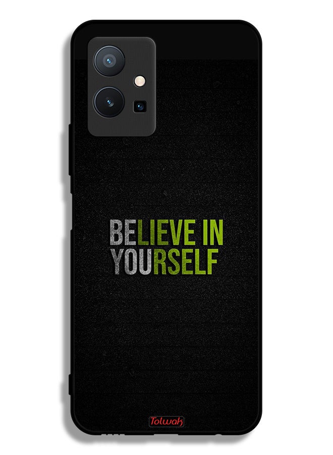 Tolwak Vivo Y75 5G Protective Case Cover Believe In Yourself - Image 2