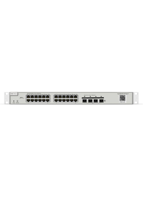RG-NBS3200-24GT4XS-P, 24-Port Gigabit Layer 2+ Cloud Managed PoE Switch, 4 * 10G Uplink