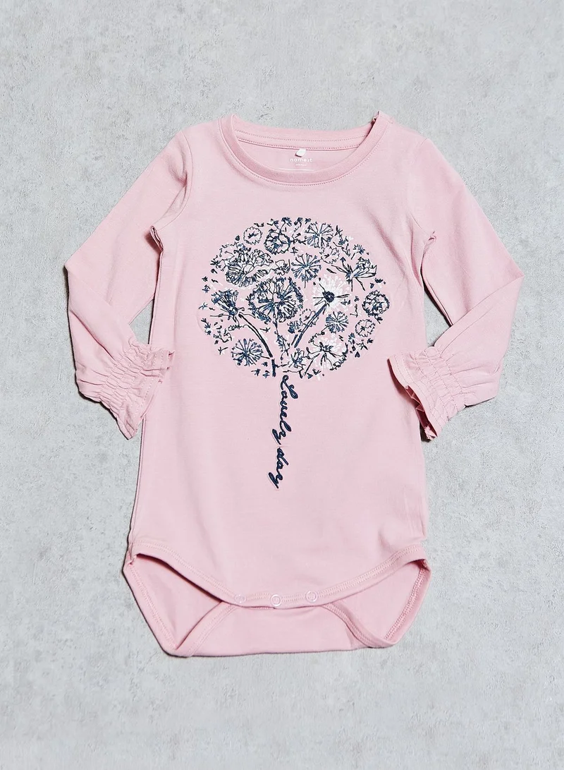 NAME IT Infant Flower Bodysuit