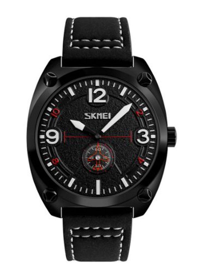 NIBEMINENT men Leather Analog Watch 9155 - Image 1