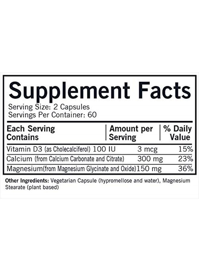 Kirkman Calcium Magnesium Capsules - Hypo - 120 count - Image 2