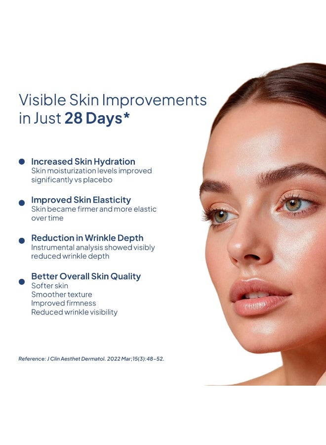 Miduty Marine Collagen Powder with Vitamin C & Zinc | Hydrolyzed Collagen Peptides | Wild-caught Fish | Type 1, 2 & 3 for Skin Elasticity, Hair, Nails, Joints & Bone Support | 210g - Image 3