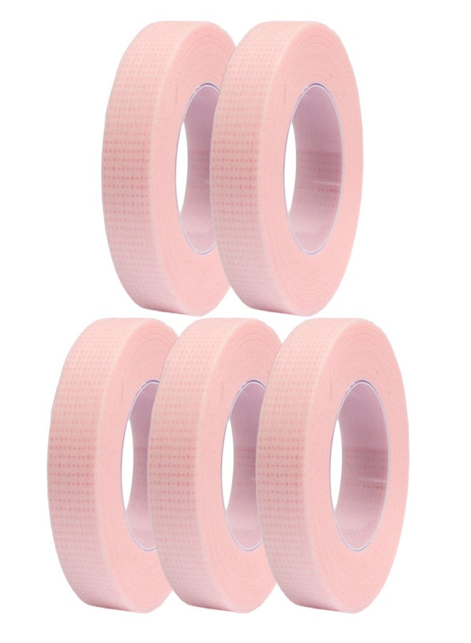 5 Rolls Eyelash Extension Tape Eyelashes Grafting Tapes Non-woven Wrap Tape Breathable & Adhesive for Eye Makeup Beauty Salon Tools Girls Women - Image 4