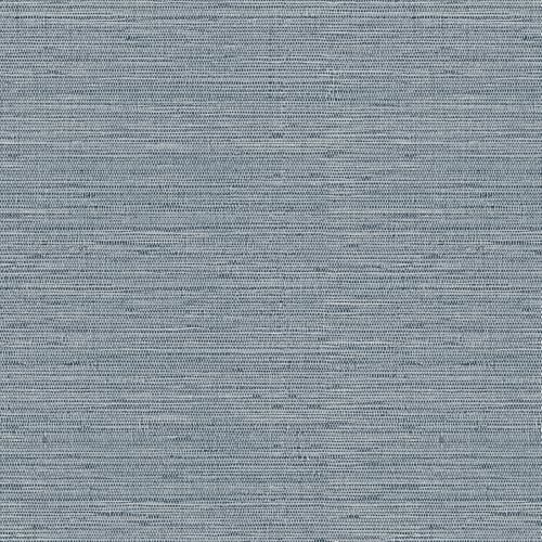 Simon&Siff SimonSiff Grey Blue Textured Grasscloth Peel and Stick Wallpaper 177x394 Faux Grassweave Wallpaper Waterproof Self Adhesive Removable Wallpaper Mural for Home Decor Bedroom Kitchen Cabinet - Image 3