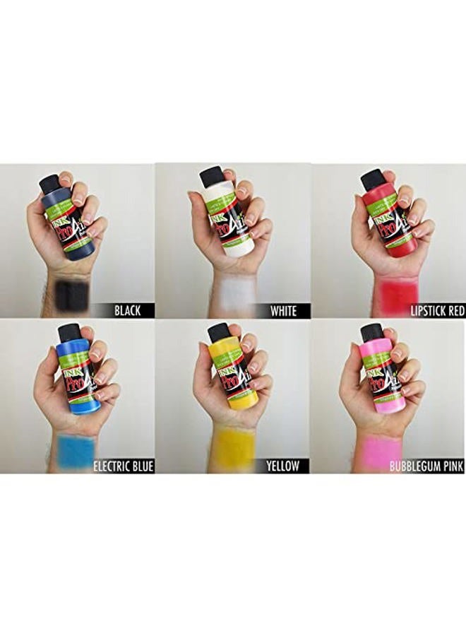 ShowOffs Body Art ProAiir Temporary Tattoo Ink Starter Pack - Alcohol Based, 30ml Bottle - Image 2