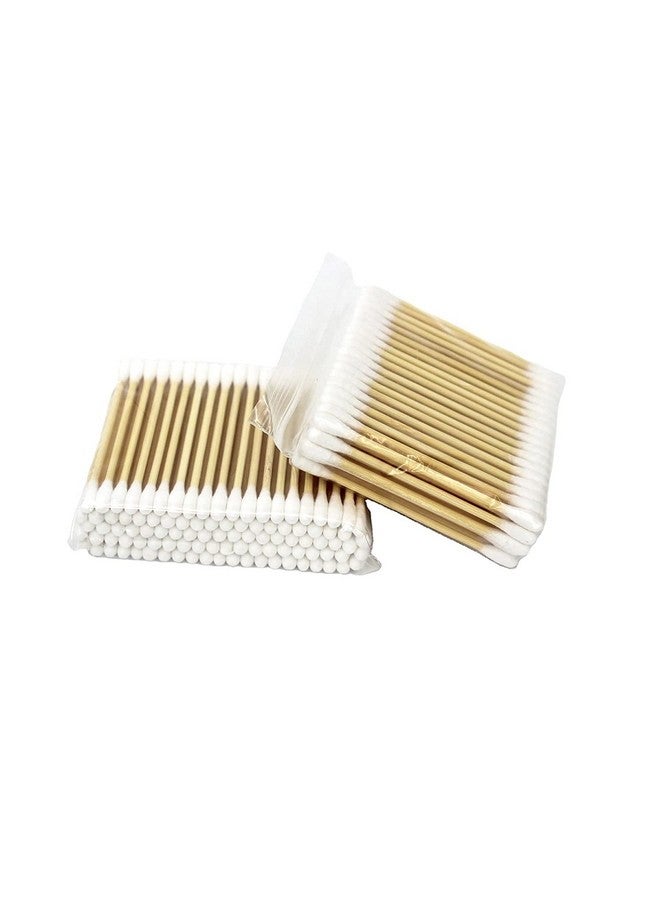 Generic Jaravik Wooden Stick Double Head Tips Natural Pure Cotton Swabs Ear Cleaning Picks Buds (pack of 3) - Image 4