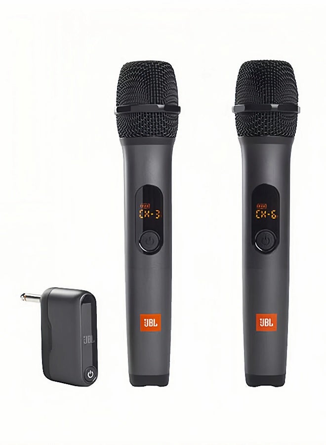 جي بي إل مجموعة ميكروفون لاسلكي JBLWIRELESSMIC-D / JBLWIRELESSMICAS2 (أسود) - Image 1
