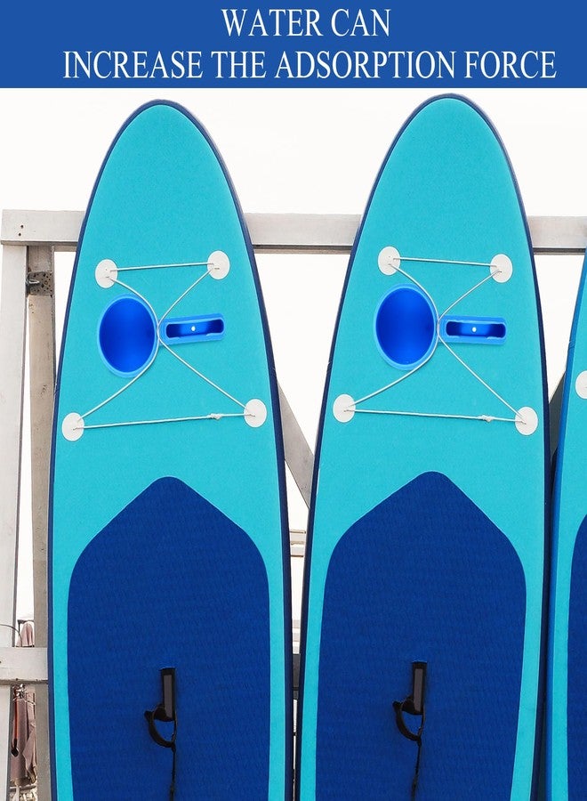 Soulchen 2 Pcs Paddle Board Cup Holder Kayak Cup Holder Paddle Board Accessories Stand up Gift for Phone Drink Bottle Boat Fishing Tool Lure Storage Sup Surfboards Canoes Kayak for Christmas(Blue) - Image 5