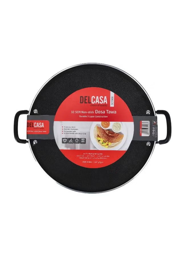 ديلكاسا دوسا تاوا غير لاصقة، أسود، 32.5 سم - Image 4