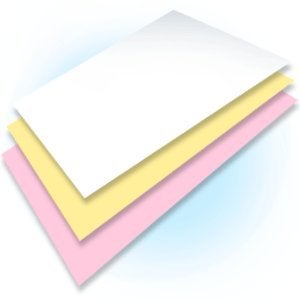 Quality Paper Ream of 167 Sets 3 Part Plain Collated Color Paper (Not Carbonless) - Image 1