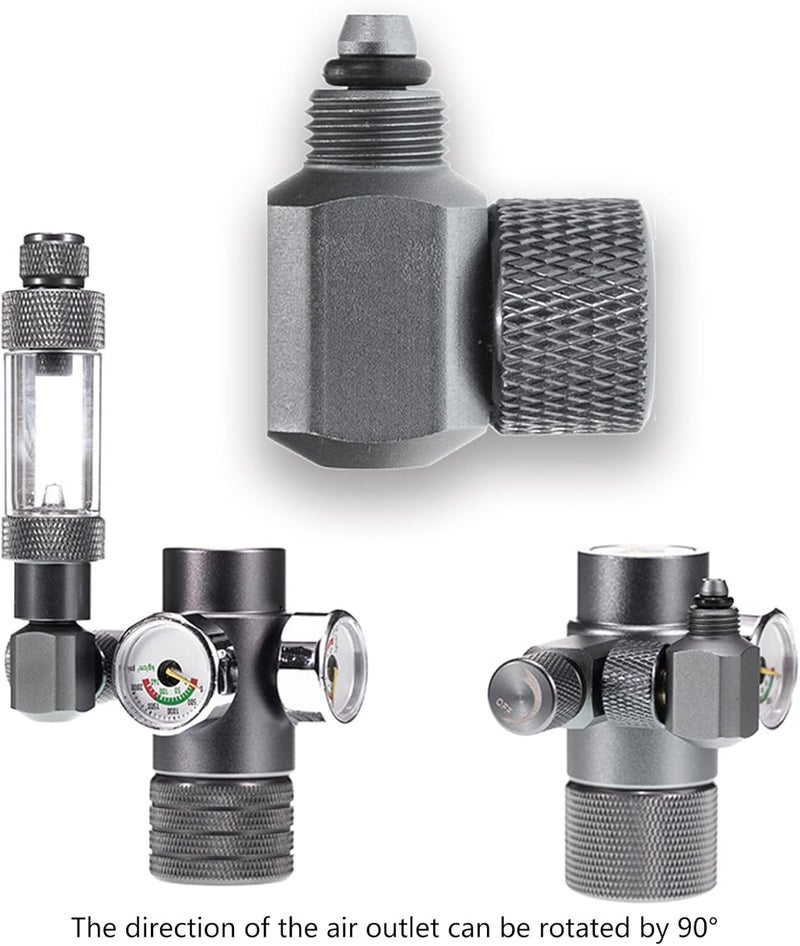 Aquarium CO2 Connector with Seamless Rotation Installation Fit for Plant Maintenance Systems - Image 5