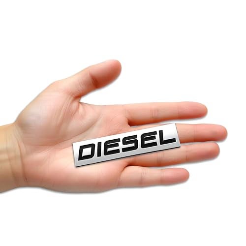 SIAGO SIA219 Premium Diesel Metal Car Sticker - Durable & Stylish Auto Emblem for Vehicles - Customizable Designs - Easy Installation - Weather-Resistant & Long-Lasting - Image 1