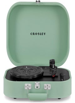 Crosley CROSLEY DISCOVERY PORTABLE TURNTABLE WITH BLUETOOTH IN/OUT - SEAFOAM  - Image 1