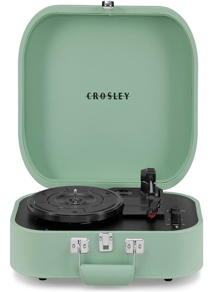 Crosley - CROSLEY DISCOVERY PORTABLE TURNTABLE WITH BLUETOOTH IN/OUT - SEAFOAM - Image 1