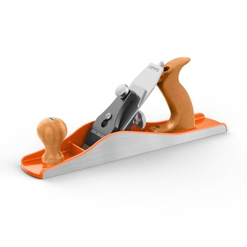 JORGENSEN No.5 Wood Planer, Hand Planer for Woodworking, Jack Plane for Flattening, Smoothing - Professional Hand Plane with Ductile Iron Body, Adjustable Cutting Depth, Ergonomic Handle - Image 1