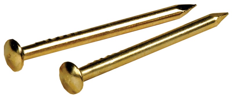 Hillman 532413 Escutcheon Pins Brass Plated 12 X 18 15 ozPack