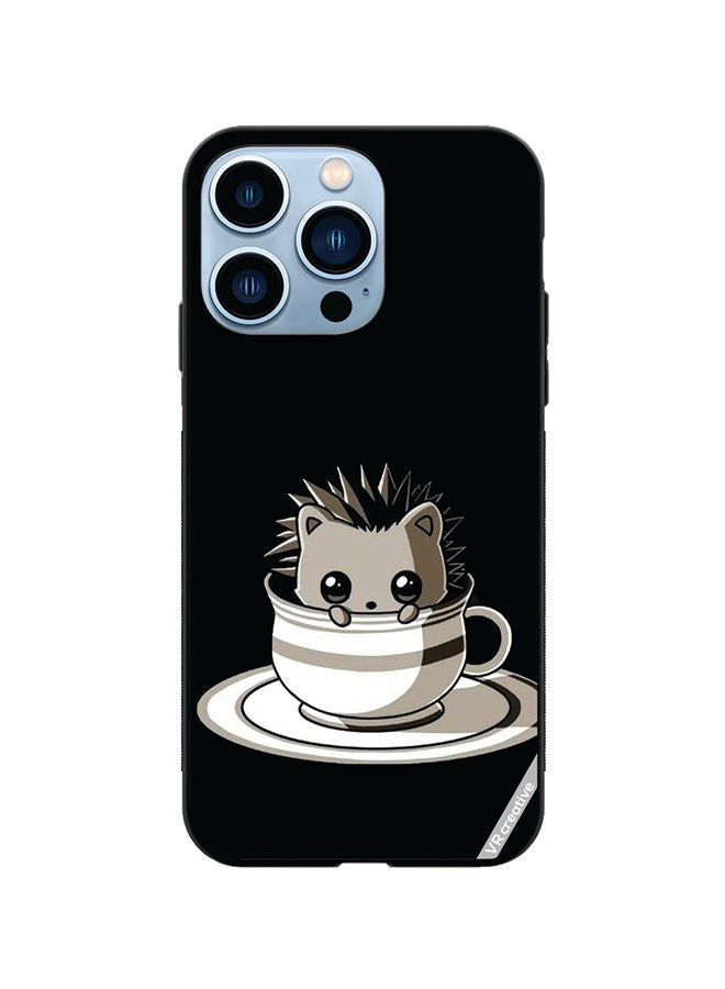 VR CREATIVE Protective Case Cover For Apple iPhone 13 Pro Max Cat In A Cup Design Multicolour - Image 1