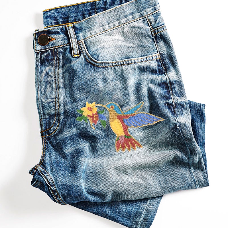 Dress Patch Clothes Repairing Cartoon Bird Shaped Diy Design Assorted Color 8.50X7.00X0.10CM Decorate 2Pcs - Image 4