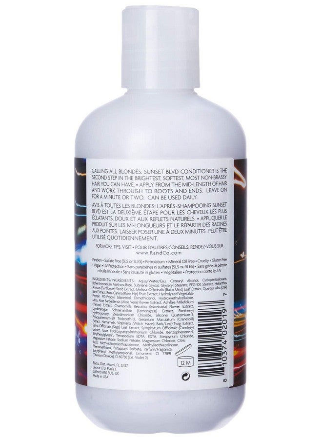R+Co Sunset Blvd Blonde Conditioner ; Daily Brightening + Combats Brassiness + Hydrating ; Vegan + Crueltyfree ; 8.5 Oz - Image 3