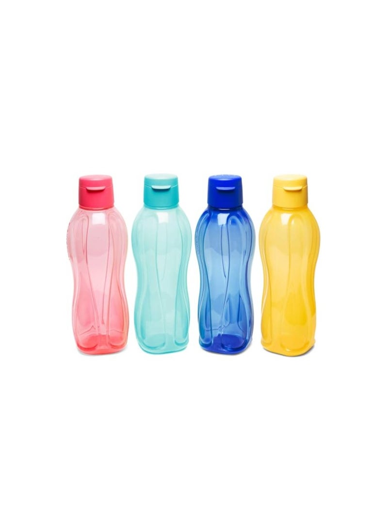 Tupperware Tupperware Fliptop Water Bottle Set, 750Ml, Set Of 4  - Image 1