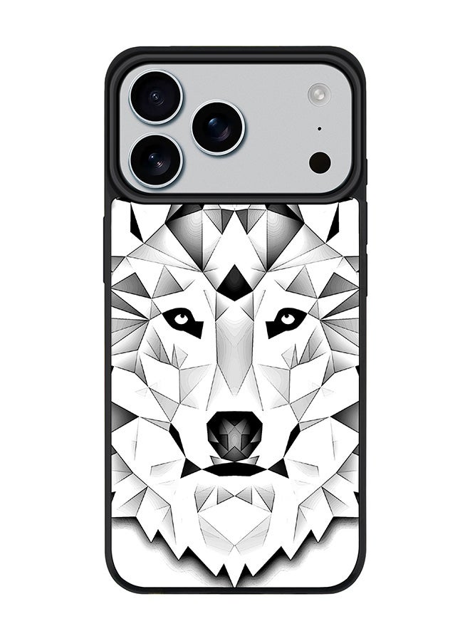 Stylizedd iPhone 17 Pro Max Case, [Compatible with MagSafe] Slim Magnetic cover Phone Case iPhone 17 Pro Max -Poly Wolf - Image 1