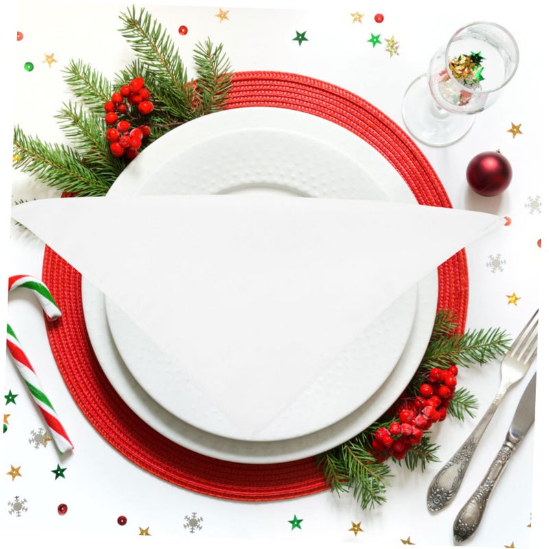 مناديل العشاء القماشية الأنيقة 10 قطع - ناعمة ومتينة لحفلات الزفاف والمطاعم والفعاليات - Image 4