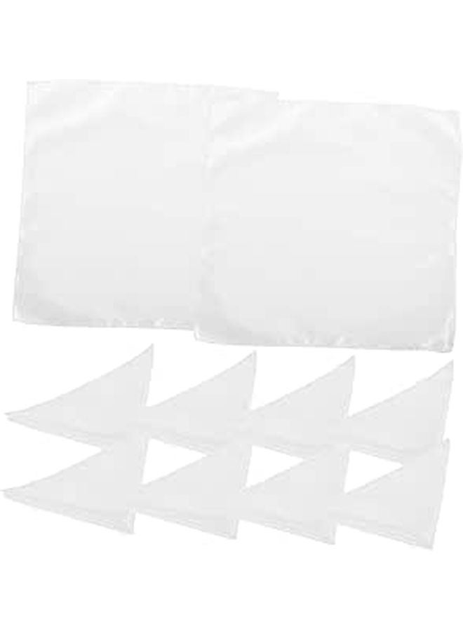 مناديل العشاء القماشية الأنيقة 10 قطع - ناعمة ومتينة لحفلات الزفاف والمطاعم والفعاليات - Image 1