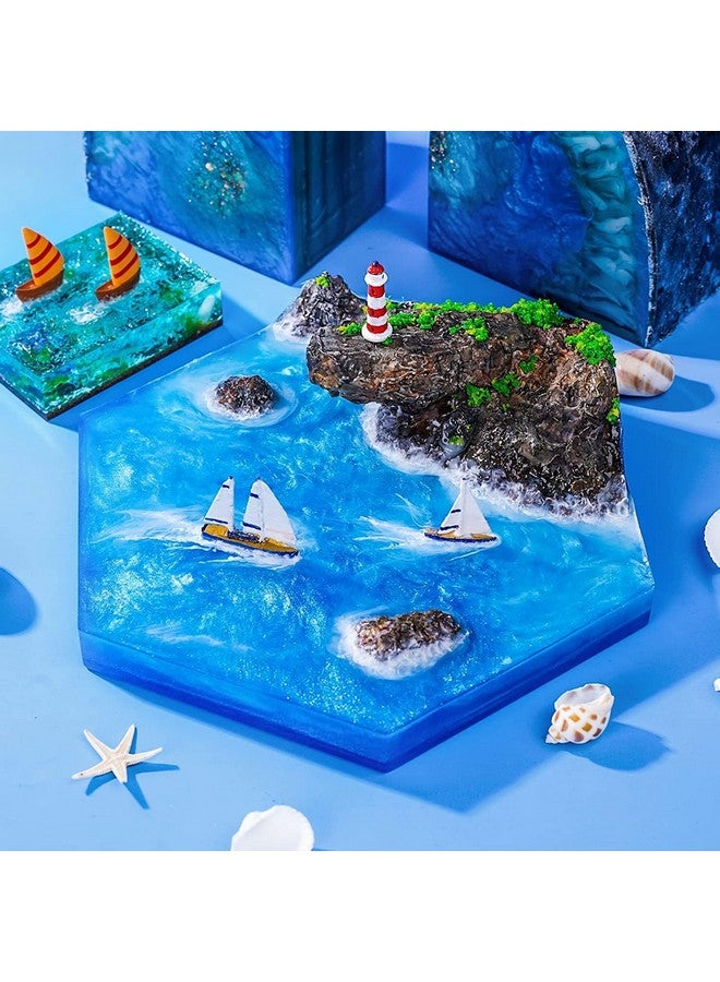 SNOOGG® Pack of 1 Silicone Moulds in Deep Hexagon Shape for Epoxy Resin Art, DIY, Casting,Making Coaster, Home Decoration, Cup Mat and More .. - Image 3