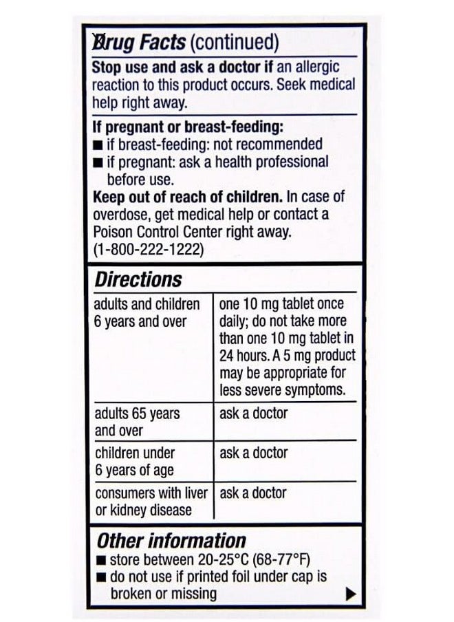 PERRIGO - Cetirizine Hydrochloride Tablets 10Mg, 300-Count - Image 1