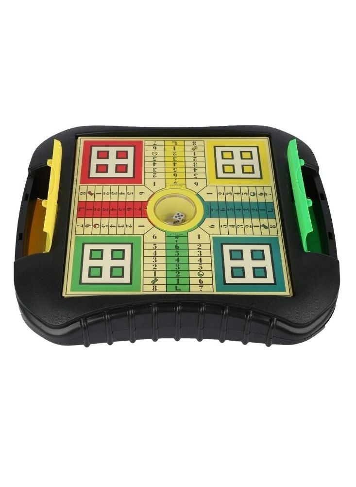 بريميم مجموعة ألعاب لوحية عربية ٦ في ١ | شطرنج، لودو، سلم وثعبان، وغيرها | مجموعة عائلية متكاملة - Image 2