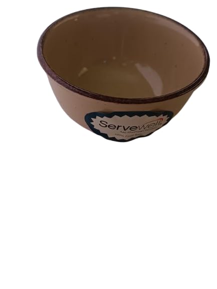 Servewell Melamine Urmi Small Round KatoriVeg Bowl 95 cm Gravel Coast - Image 1