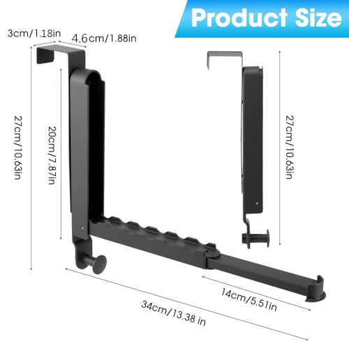 Dntorx Over The Door Drying Rack, 2 Pack Foldable Over The Door Hooks Hanger for Laundry Clothes Heavy Duty Door Organizer Rack Coat Towels Hanging Storage for Bedroom Bathroom Kitchen - Image 3